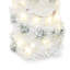 Ensemble de 3 décorations de Noël lumineuses en forme de crayon blanc chaud pour sapin de Noël