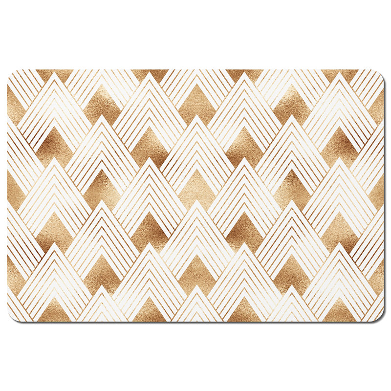 Hively Wood Geometric Rectangle Placemat