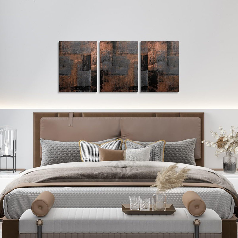 3 Piece Wrapped Canvas Wall Art