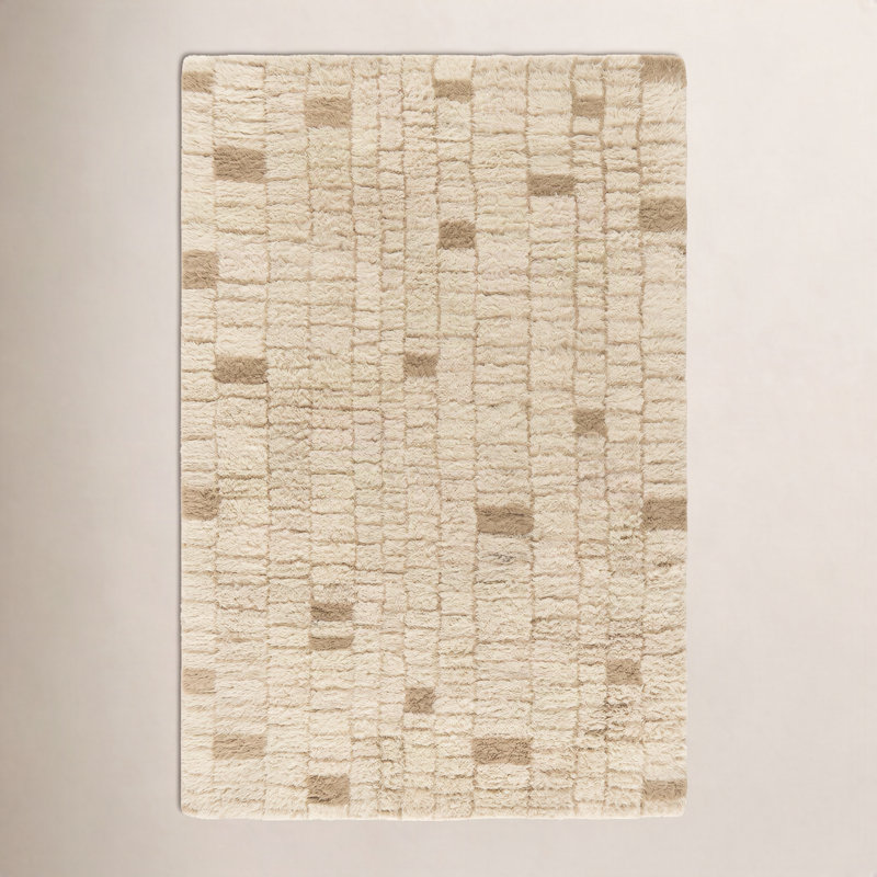 Tapis à poil long Anemone, Rectangle 5 pi x 7 pi 6 po