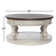 Hexham Round Cocktail Table w/ Storage