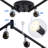 21'' 8 -Light Swing Arm Track Track Kit with Dimmable and Adjustable Head-73150330