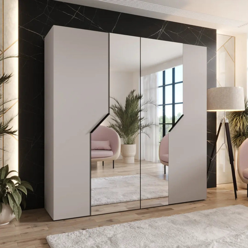 Manufactured Wood Wardrobe, Cashmere