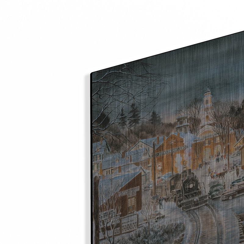 «The Homecoming» par Stanton Manolakas, August Grove®, art mural en métal, 36 po x 24 po, H 16 po x l 24 po
