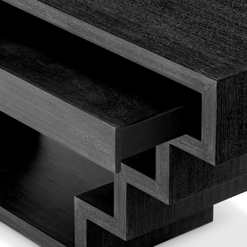 Rialto Console Table, Charcoal Gray