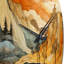 Horloge murale Cyane - Paysages-1868897843