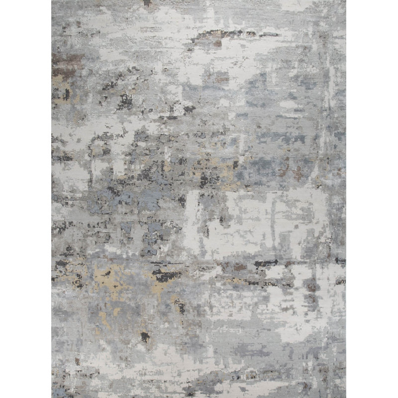 Contemporary, Stuart Street Collection One-of-a-Kind Rectangle 12'1" X 18' Hand Knotted Area Rug