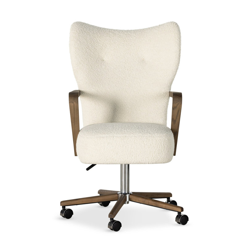 Melrose Swivel Executive Chair, White