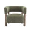 Fauteuil d'appoint rembourré avec pieds en bois d'hévéa Lejon-112296351-112296353