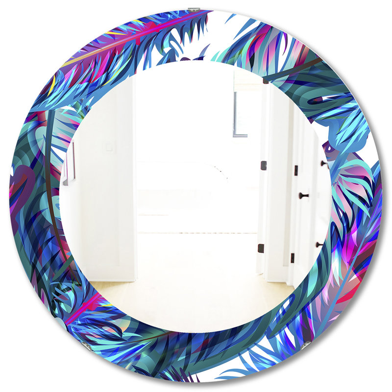 Miroir mural Tropical Mood, H 31,5 po x l po