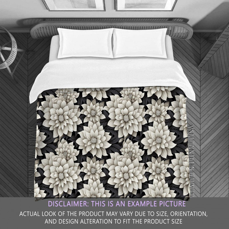 Floral Anquavious Comforter, Twin Extra Long Comforter