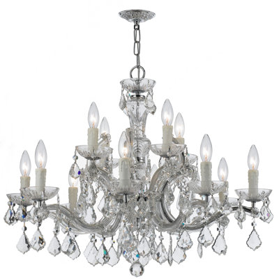 Weekes 12 - Light Dimmable Tiered Chandelier