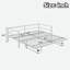 Metal Daybed With Led And Adjustable Trundle-603394874
