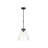 Roksana 1 - Light Aged Iron Dome Pendant