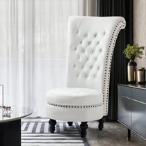 Fulocseny High Back Velvet Arm Chair,Modern Accent Chair 22 Wide Wing Back  Chair,Side Chair,Fabric Wingback Chairs,Contemporary Leisure Side Chair