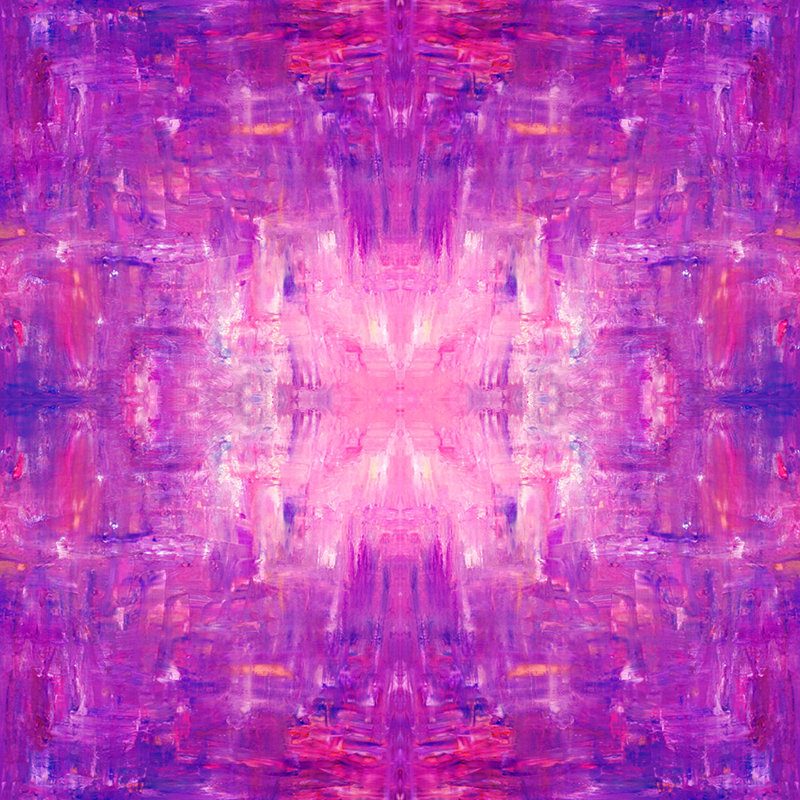 Four Purple Stars Painting by Irina Gorbman, 12" H x 12" W