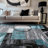 Fanton Modern Abstract Performance Gray/Ivory/Blue Area Rug-2030328172