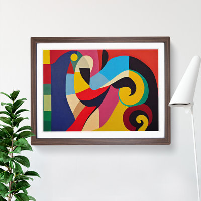 Intriguing Modern Abstract - Framed Print