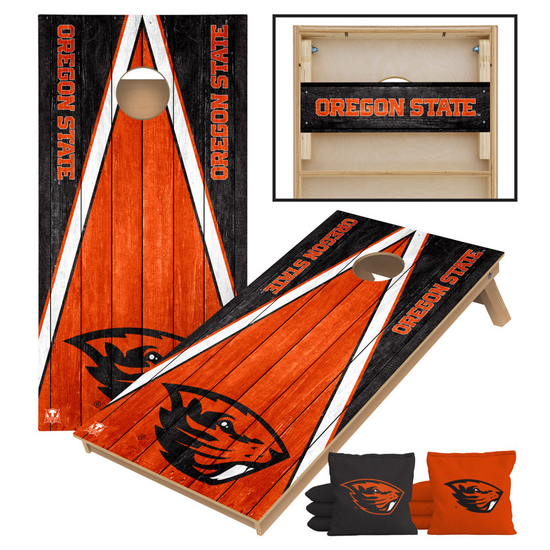Victory Tailgate | 2x4 Collegiate Cornhole Boards, Oregon State Beavers