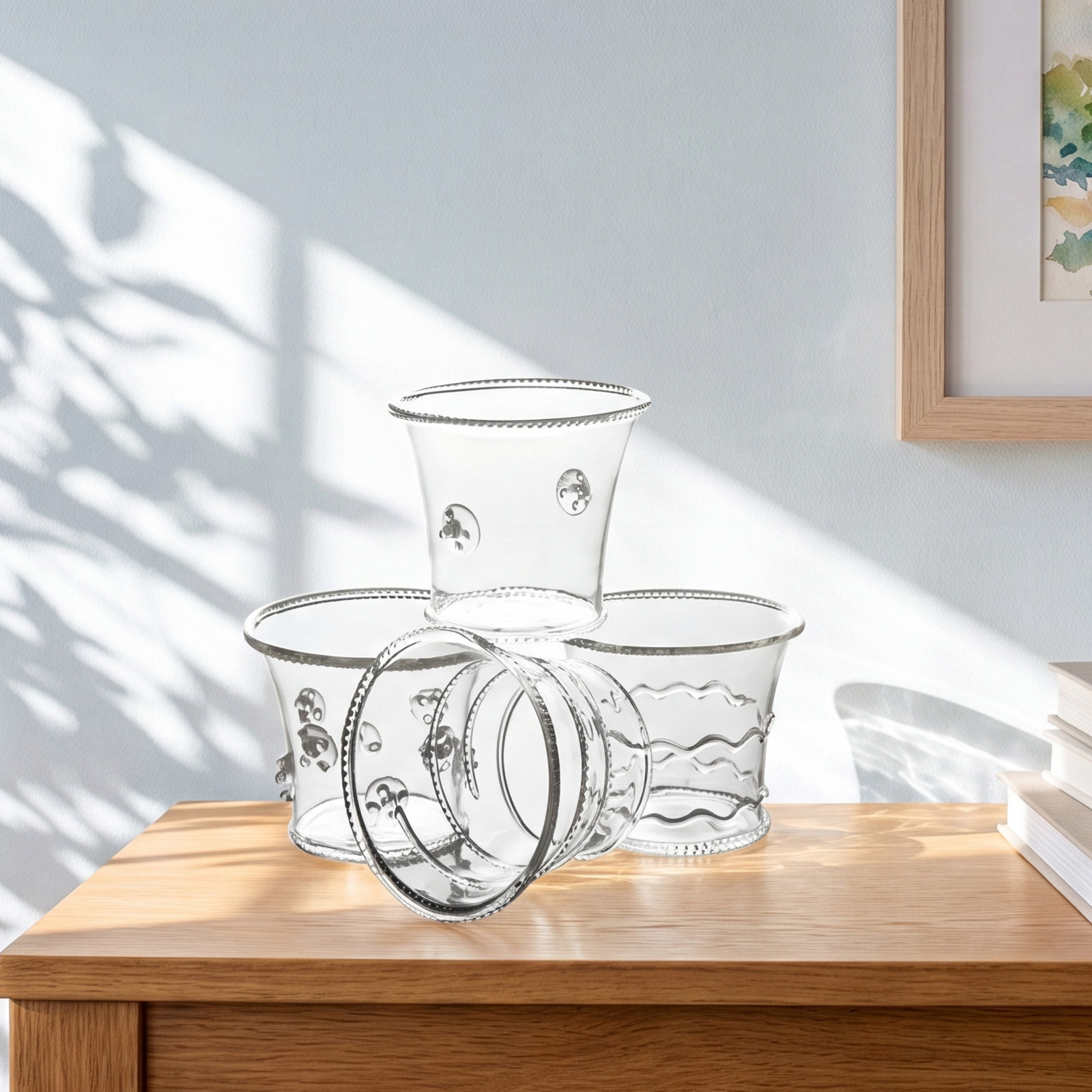 La Boheme 2.5'' H Glass Tabletop Votive Holder