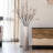 Richarson Contemporary Stoneware Vase - Elegant and Stylish Decorative Accent with Unique Textured Detailing-393442783-393442777