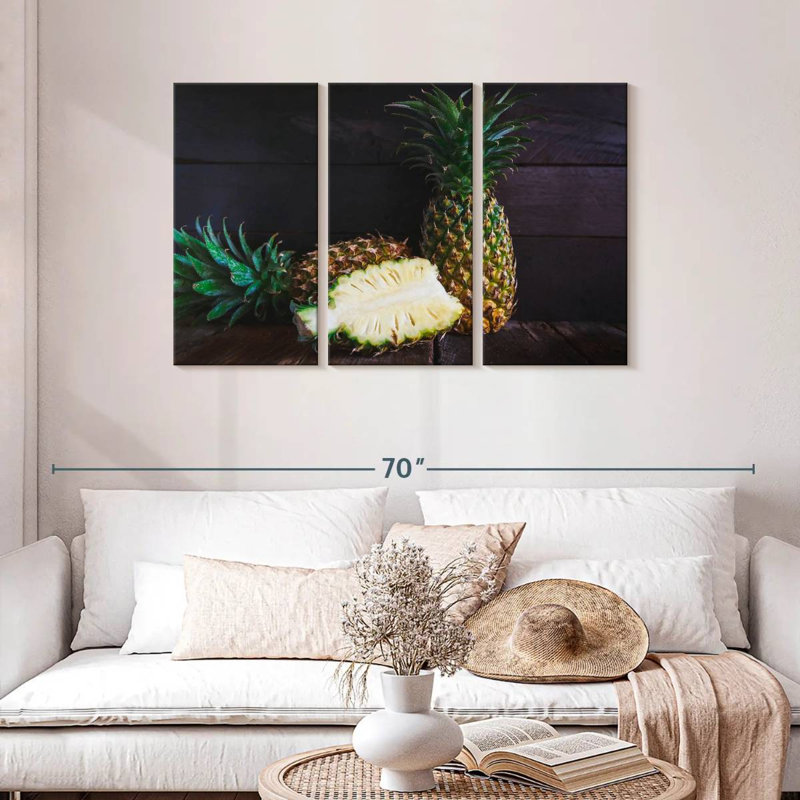 Yarlin Delicious Pineapple, 28" H x 45" W