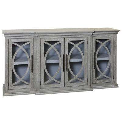 Four-Door Credenza - Gray