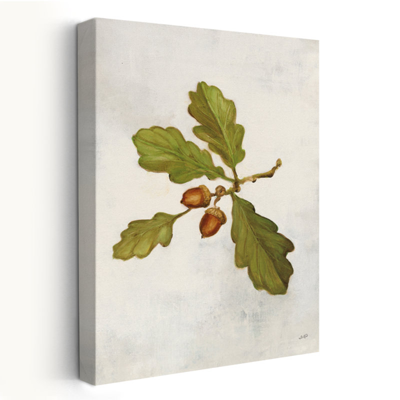 Branche de chêne contemporaine gris et blanc, H 24 po x l 16 po