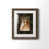 Papier, cadre noyer