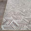 Tapis performance géométrique gris antidérapant-333452171