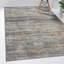 Tapis abstrait doré / gris Selen-1637505679