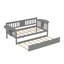 Lit double avec lit gigogne simple