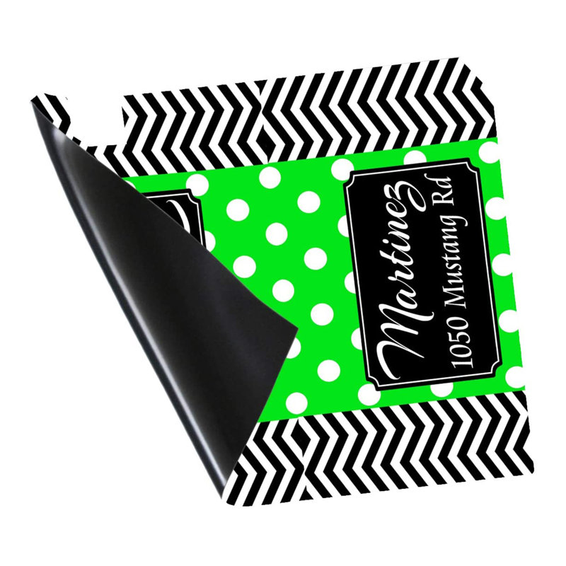 Couvercle de boîte aux lettres personnalisé, Vert lime
