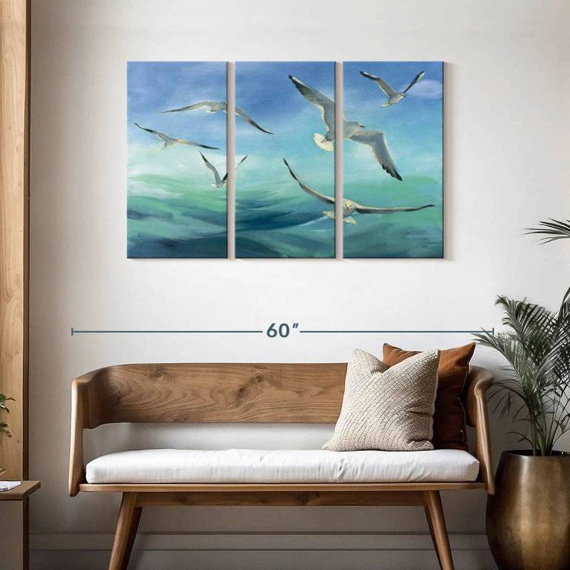 Brampt Mesmerizing Sea Flight, 28" H x 45" W