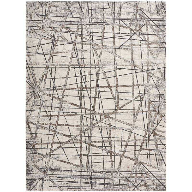 Prindle Abstract Indoor Rug, Rectangle 9' x 12'