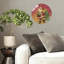 Horloge-Visage-Père Noël-Avec-Cadeaux-Arbre - Horloge murale moderne en verre 12 po