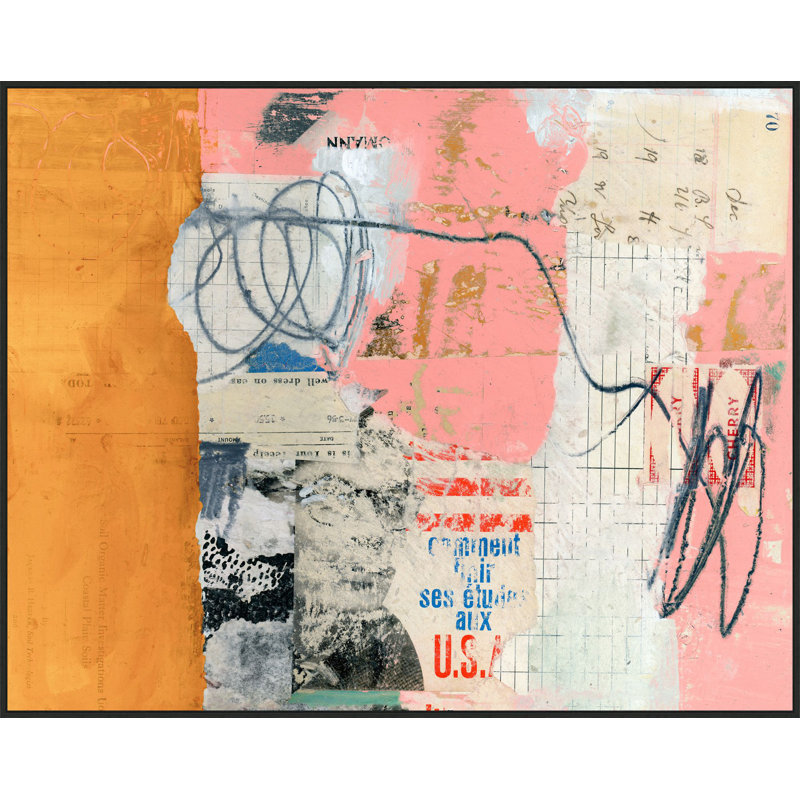 Typographic Collage Print by Thom Filicia