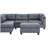 Ridwan Reversible Modular Sofa & Chaise with Ottoman-112553689-100089226