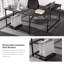 L-Shaped Metal Base Writing Desk-1425297130