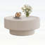 Table basse cannelée ronde avec rangement-129197430