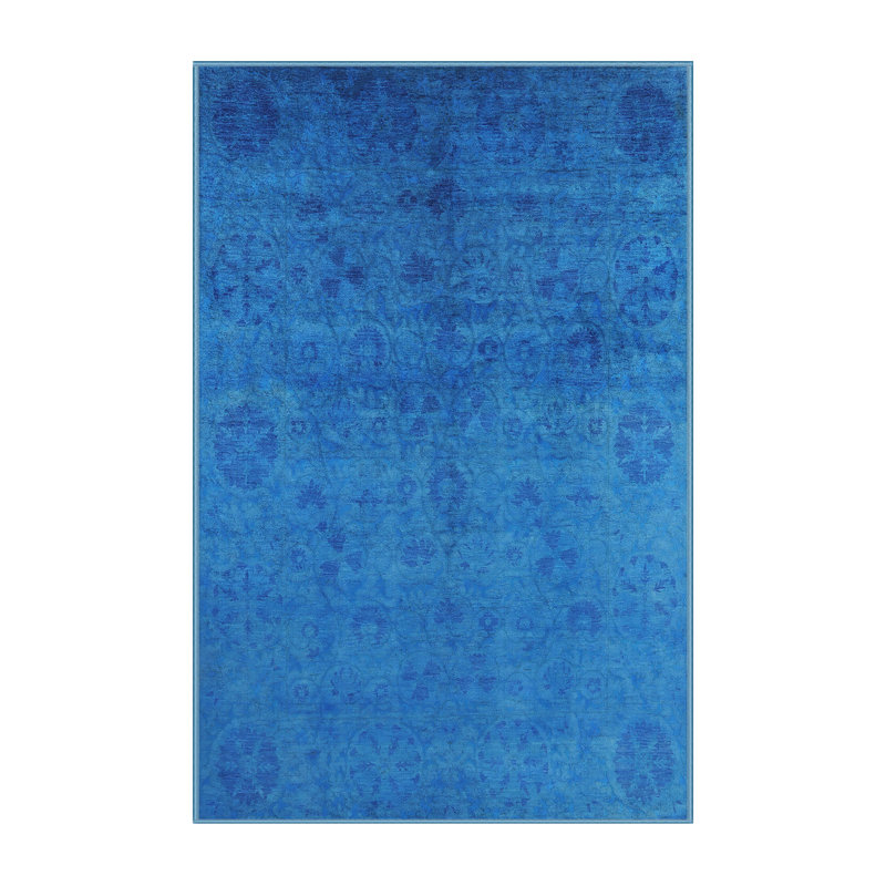 Tapis oriental bleu, Rectangle 2 pi x 3 pi
