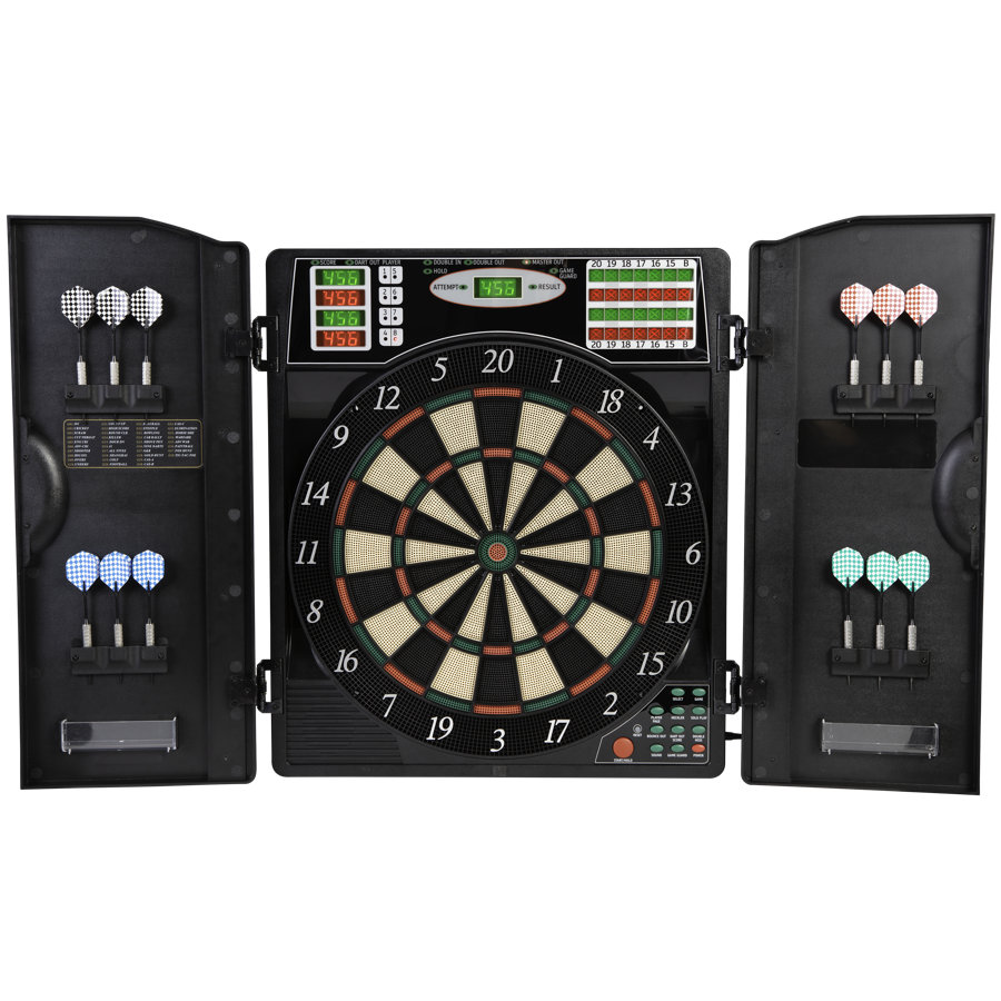 Arachnid Titanium 5400 Electronic Dartboard And Cabinet