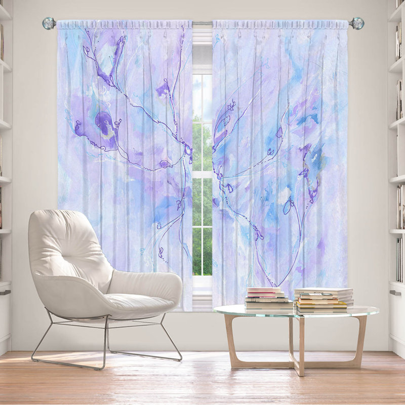 La paire de rideaux obscurcissant en polyester Candance filtre la plupart des rideaux de lumière, L 20 po x L 82 po