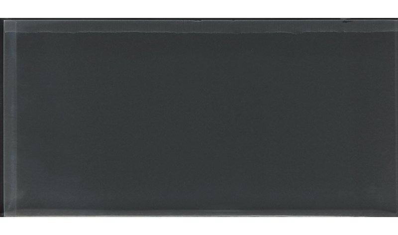 3 in. x 6 in. Glossy Tile, Dark Gray
