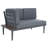 Gherlein 47.04" Wide Outdoor Symmetrical Patio Conversation Sets with Cushions-65400537