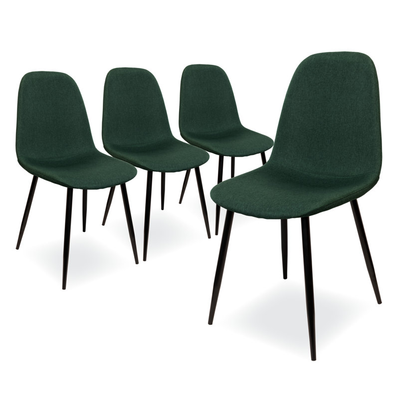 Berrier 4 - Person Dining Set, Green, White