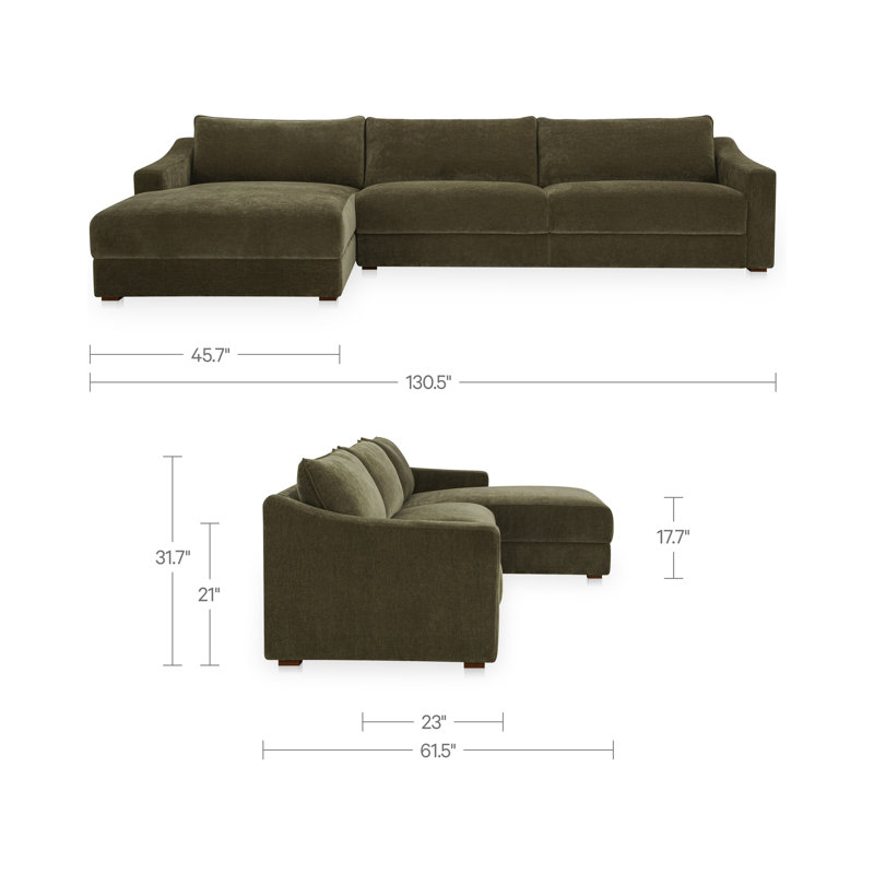 Farrow Chaise Sectional, Left Hand Facing