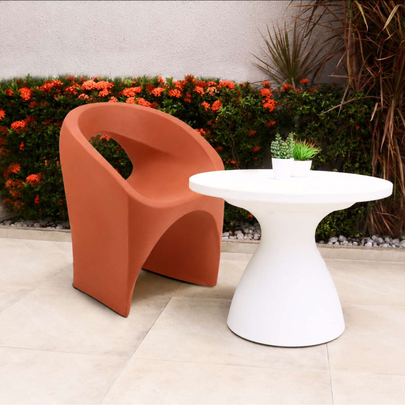 Tramontina Jet Polyethylene Lounge Chair, Orange
