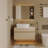31.5" Wall Mounted Modern Wood Grain Floating Bathroom Vanity Set-1883359328