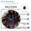 Horloge numérique sur horloge numérique 12 po